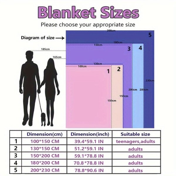 Classic Fashion Blanket, Retro Camping Theme Flannel Blanket, Soft Warm Throw Blanket Nap Blanket For Couch Sofa Office Bed Camping Travel, Multi Purpose Gift Blanket For All Season