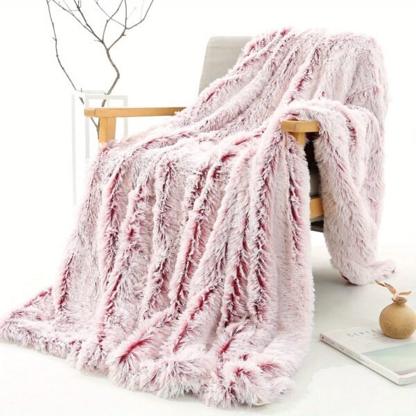 Warm And Cozy Double Layer Plush Sofa Blanket For Office, Couch, Bed, And Nap Soft And Comfortable Blanket For Home And Office Use