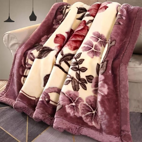 Thickened Raschel Blanket Double Thickened Soft Plush Comforter, Double Sided Velvet, Suitable For Winter Dormitory Office Sofa Warm With Velvet Comforter