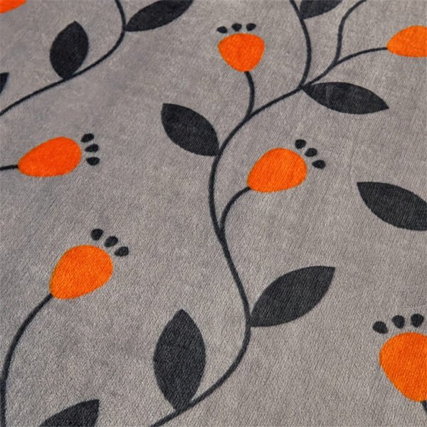 One Leaf Print, Warm And Comfortable Soft Mink Blanket, Throw Blanket, Four Seasons Blanket, Fine Texture, Thick Velvet Feel, Suitable For Sofa, Bed, Car, Office, Camping