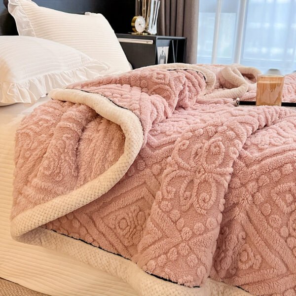 Piece Thick & Ultra Soft Flannel Throw Blanket Cozy, Fashion Design, Plush, Thick, Warm, Versatile, Perfect For Bed, Sofa, Travel Soft, Air Conditioning, Flannel, Blanket, Ideal Christmas Gift