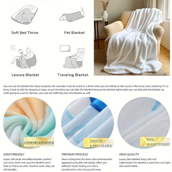 Bible Verse, Thick Flannel Blanket – Soft & Cozy Christian Gift For Women, Religious Text Throw, Faith Inspired Plush Fleece Blanket With Double Sided Comfort, Perfect For Autumn Winter Seasons, Multi Use Super Soft Sheepskin Blanket