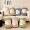 Piece Thick & Ultra Soft Flannel Throw Blanket Cozy, Fashion Design, Plush, Thick, Warm, Versatile, Perfect For Bed, Sofa, Travel Soft, Air Conditioning, Flannel, Blanket, Ideal Christmas Gift