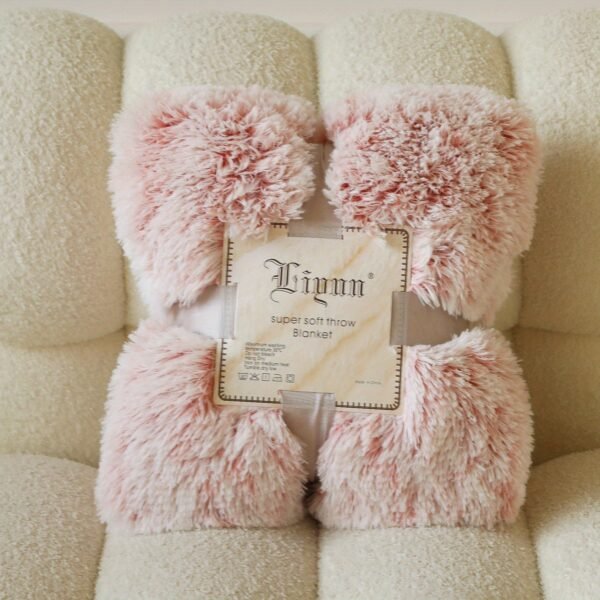 Warm And Cozy Double Layer Plush Sofa Blanket For Office, Couch, Bed, And Nap Soft And Comfortable Blanket For Home And Office Use