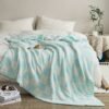 Checkerboard Print Microfiber Blanket, Soft Warm Fluffy Throw Blanket Nap Blanket For Office Sofa Bed Sofa Decoration