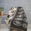 Eyes Of Various Types Bohemian Yarn Jacquard Blanket With Tassel, Chunky Soft Not Printed, Wear Resistant Washable Easy To Care, No Faded No Pilling, Used For Home Decor Sofa Chair Bed Tapestry Tablecloth Floor Garden Picnic Outdoor Camping