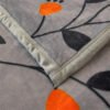 One Leaf Print, Warm And Comfortable Soft Mink Blanket, Throw Blanket, Four Seasons Blanket, Fine Texture, Thick Velvet Feel, Suitable For Sofa, Bed, Car, Office, Camping