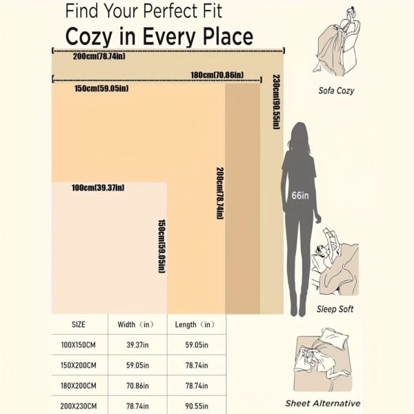 Double Layer Thickened Warm Vintage Faux Rabbit Fur Winter Luxury Throw Blanket, Shawl, Bed Blanket, Sofa Blanket, Outdoor Blanket For Office, Sofa, Bed, Outdoor Camping, Premium Gift